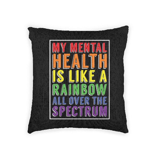 Psychology Psychologist Colourful Woven Pillows