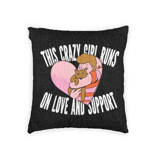 Psychology Psychologist Cat Woven Pillows