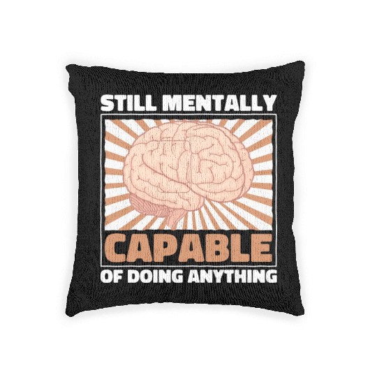 Psychology Psychologist Brain Woven Pillows