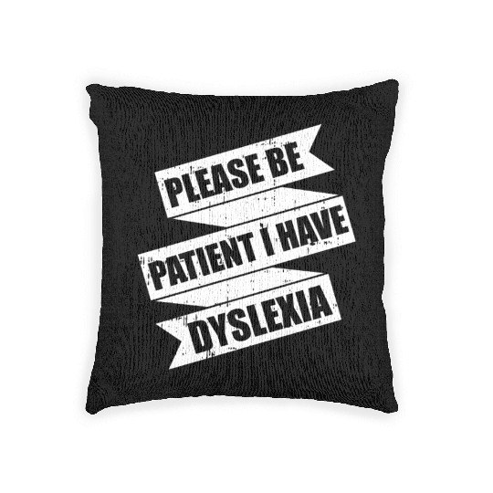 Psychology Psychologist Dyslexia Woven Pillows