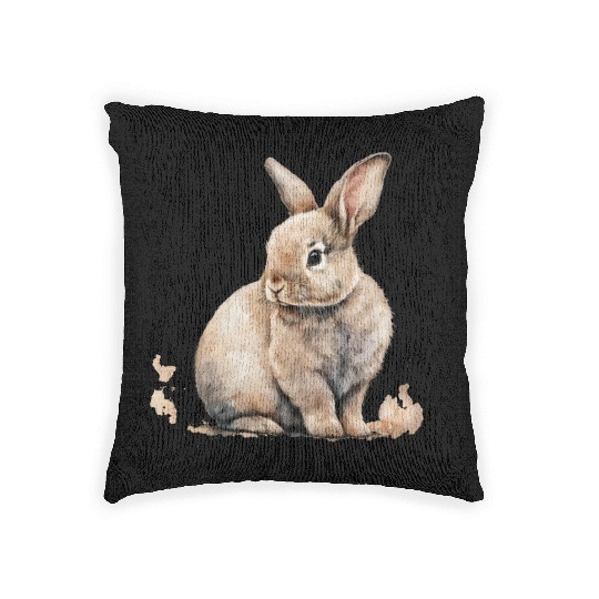Easter Bunny Woven Pillows