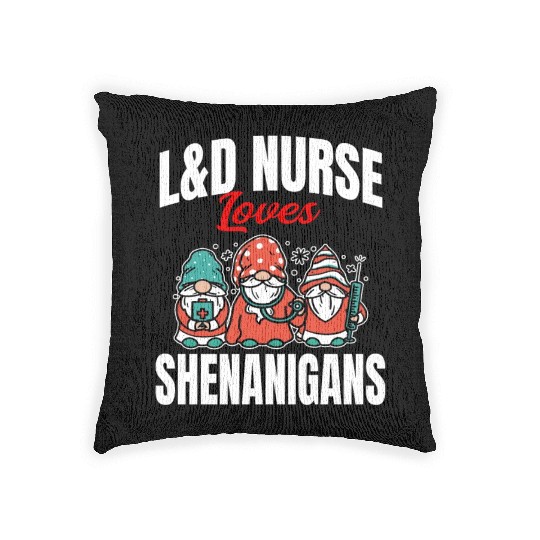 L&D Nurse Love Shenanigans St. Patrick Day Woven Pillows