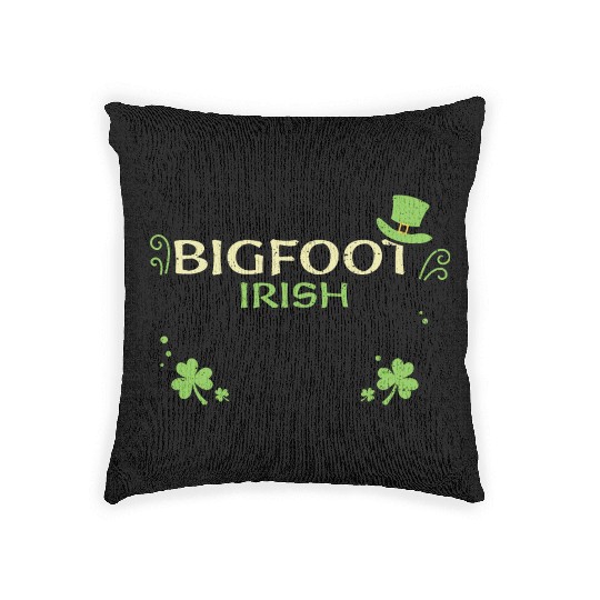 Bigfoot Irish - St. Patrick's Day Woven Pillows