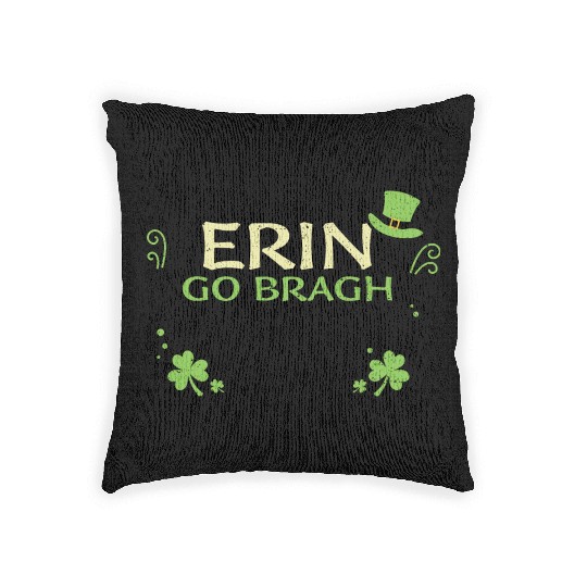Erin go bragh - St. Patrick's Day Woven Pillows
