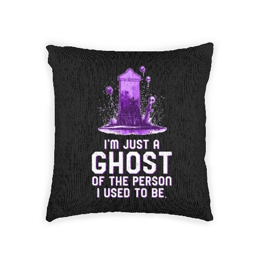 A Ghost Of Who I Used To Be Emo Unisex Woven Pillows