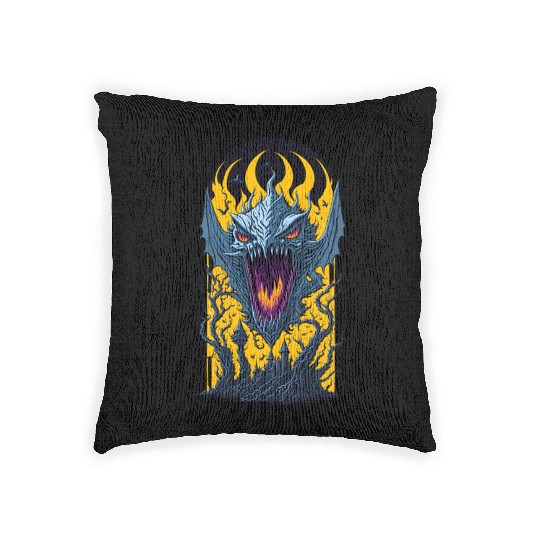 Vampire Dragon Woven Pillows