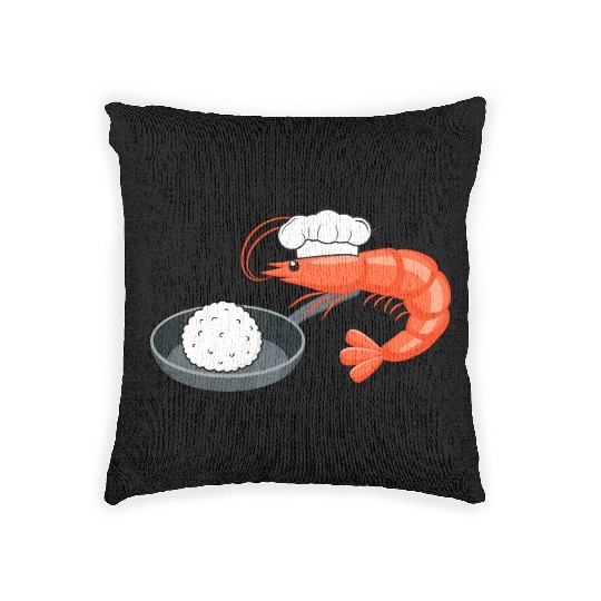 Youre Telling Me A Shrimp Fried This Rice Woven Pillows