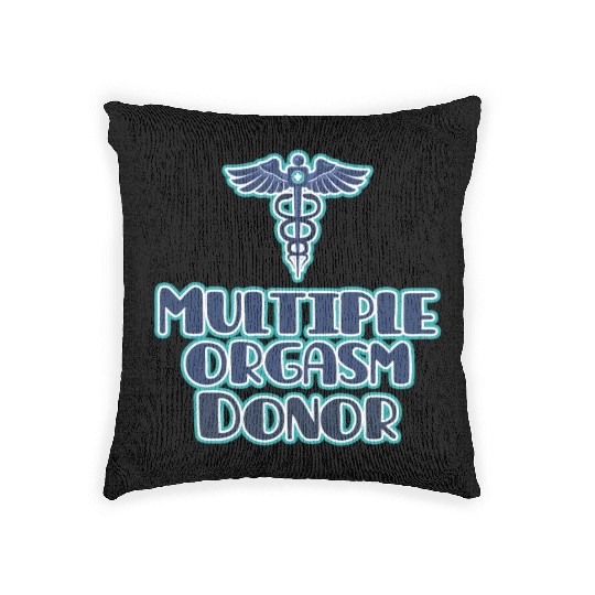Multi Orgasm Donor Woven Pillows