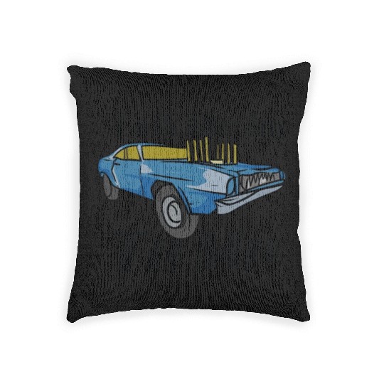 Demolition Derby Car Demo Derby Driver Woven Pillows