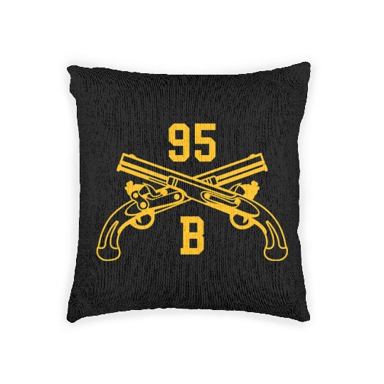 95B Military Police Officer Crossed Pistols T Shir Woven Pillows