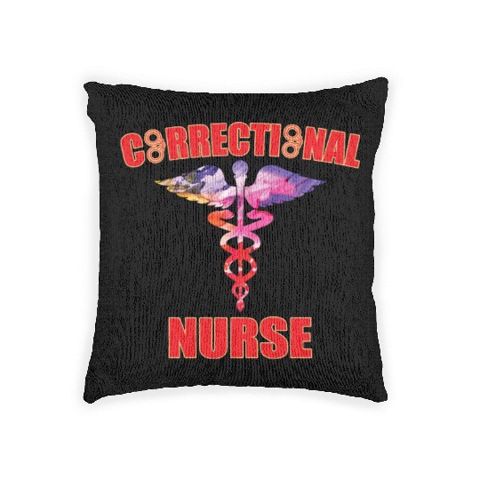 Great Correctional Nurse Design Prison Nurse Woven Pillows