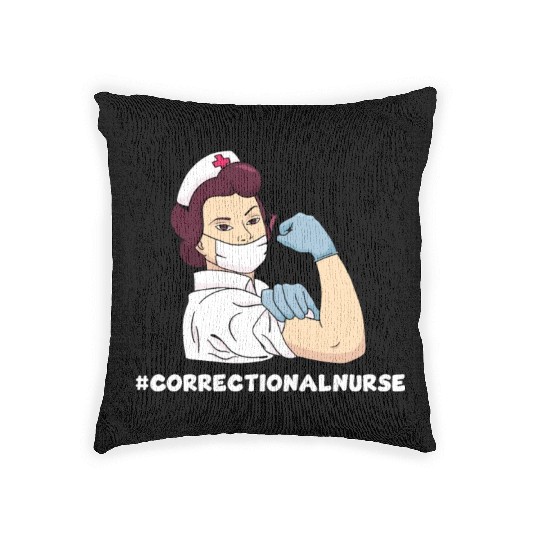 Great Correctional Nurse Prison Nurse Woven Pillows