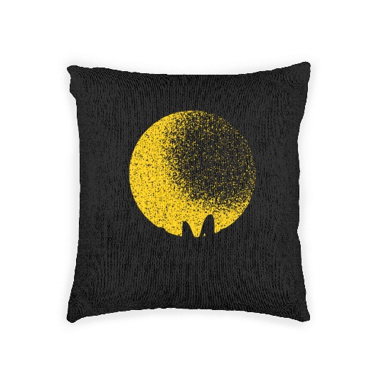 The moon, you are the moon in my heart Woven Pillows