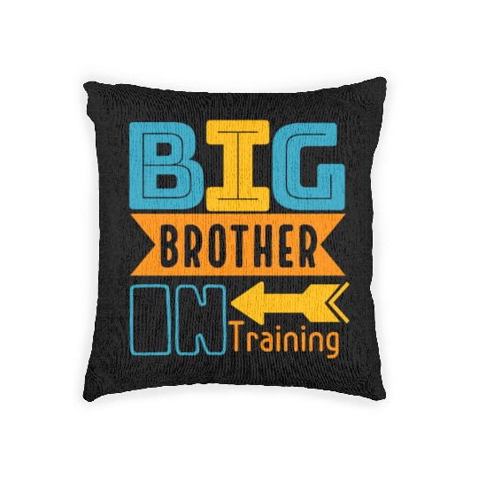 big brother in training, big brother 2024 Woven Pillows