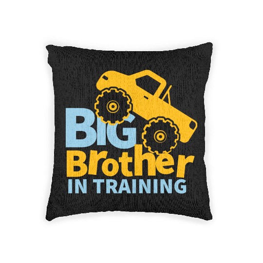 Big Brother In Training Woven Pillows