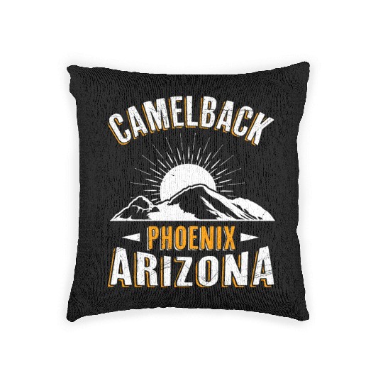Phoenix Arizonna Mountaineer and Hiker Summit Woven Pillows
