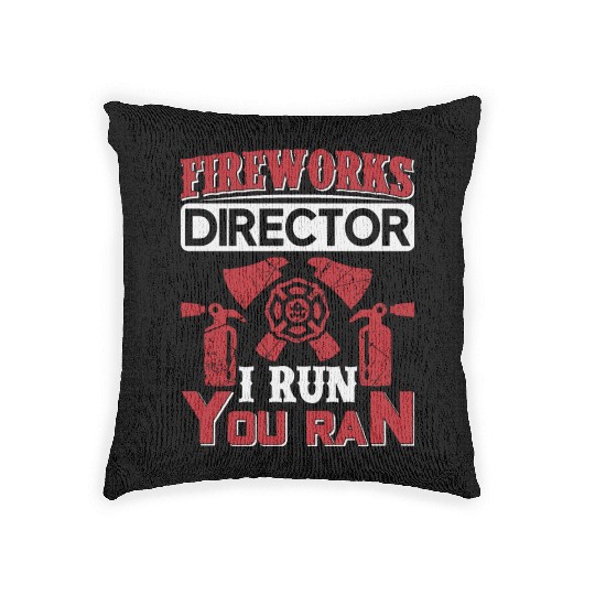 Fireworks Director Woven Pillows