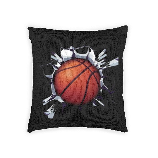 basketball shoes. College basketball rankings Woven Pillows
