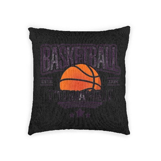 basketball shoes. College basketball rankings Woven Pillows