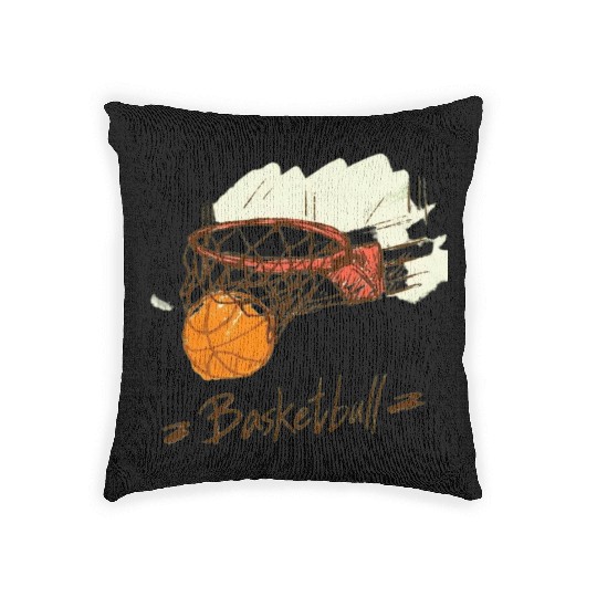 basketball shoes. College basketball rankings Woven Pillows