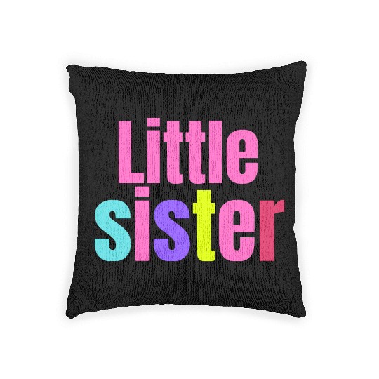 LITTLE SISTER Woven Pillows