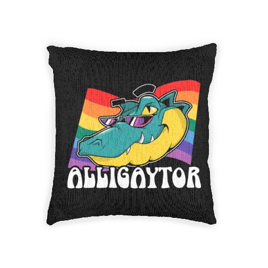 Gay Rights Rainbow Pride Month LGBTQ Gay Pride Woven Pillows