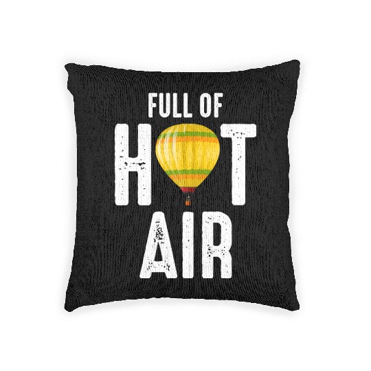 Hot Air Ballooning Hopper Balloon Ride Balloonist Woven Pillows