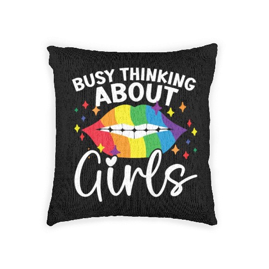 Gay Rights Rainbow Pride Month LGBTQ Pride Parade Woven Pillows