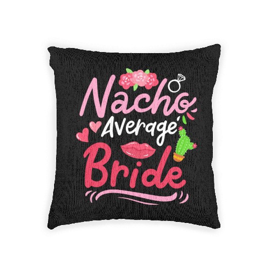 Bride Mexican Wedding Cinco De Mayo Woven Pillows