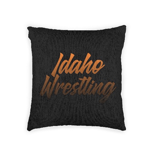 Idaho Wrestling (State Colors) Woven Pillows