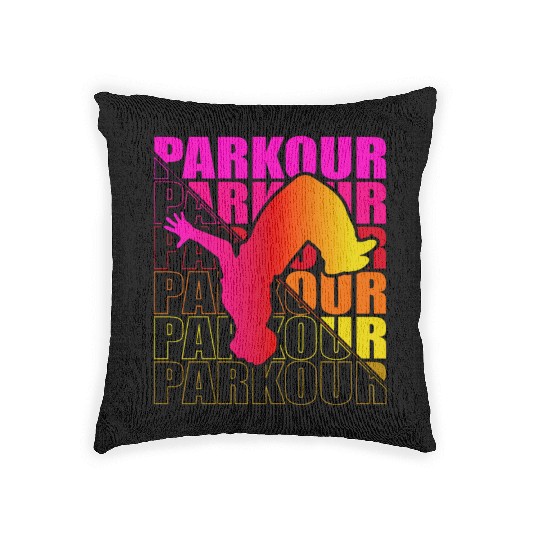 Parkour, Freerunning, Street Workout Acrobatic Woven Pillows