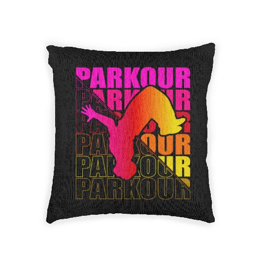 Parkour, Freerunning, Street Workout Acrobatic Woven Pillows