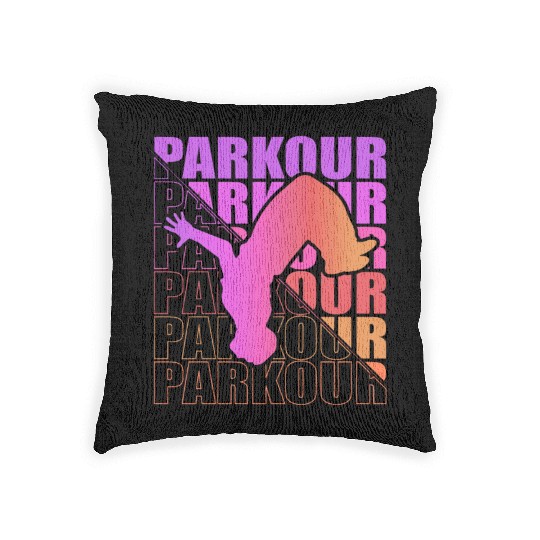 Parkour, Freerunning, Street Workout Acrobatic Woven Pillows