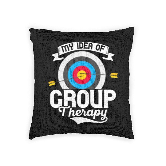 My Idea Of Group Therapy Bow & Arrows Target Arche Woven Pillows