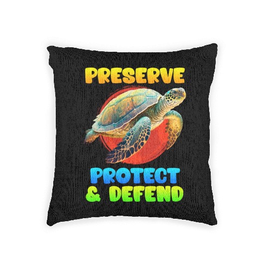 Save Nature protected species Environment Woven Pillows