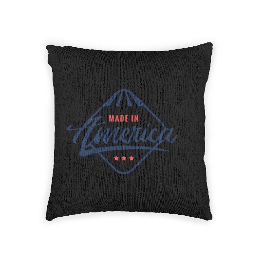made in America Woven Pillows