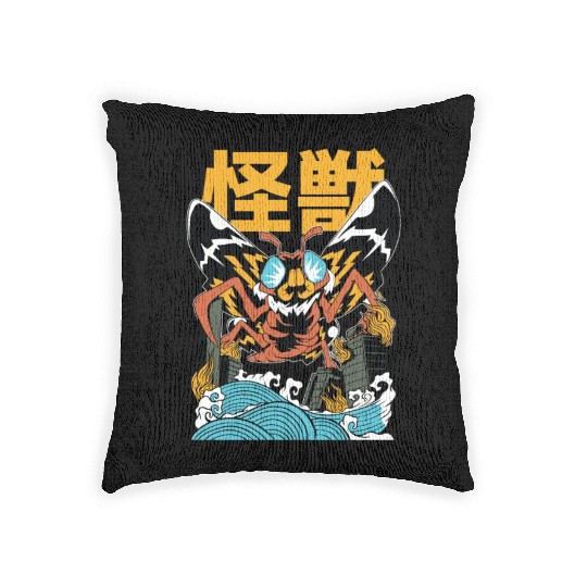 Kaiju Moth Woven Pillows