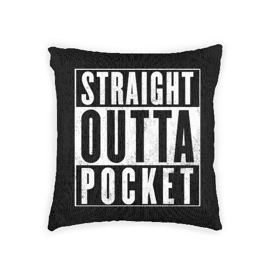 Straight Outta Pocket Woven Pillows