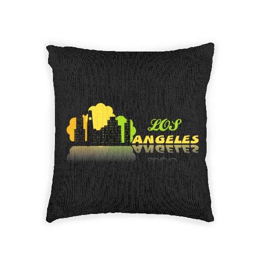 los angeles Woven Pillows