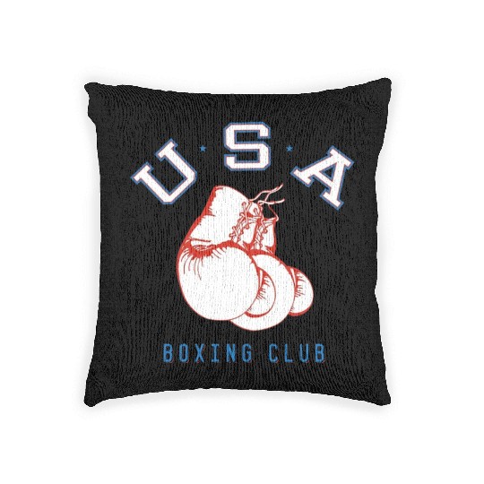 USA Boxing Club Woven Pillows
