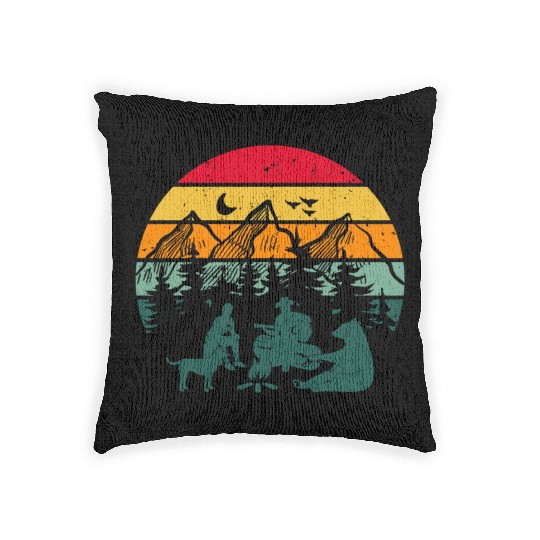 Camping Life Woven Pillows