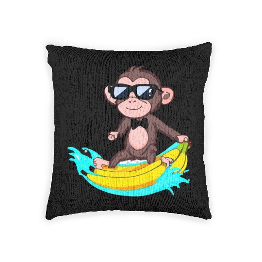 Funky Monkey Business Woven Pillows