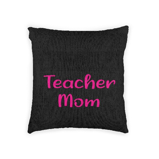 English Teacher Mom Funny Teacher Woven Pillows