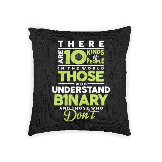 Computer Science Geeks Programmer Joke Web Woven Pillows