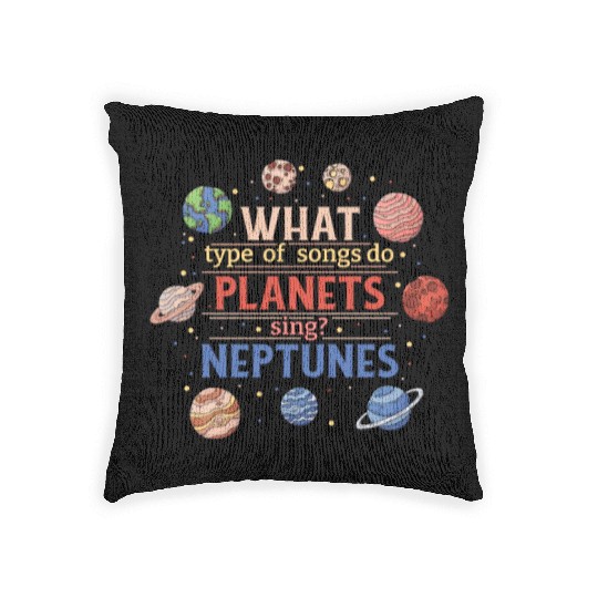 Music Teacher Funny Woven Pillows