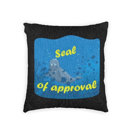 Seal of approval Woven Pillows