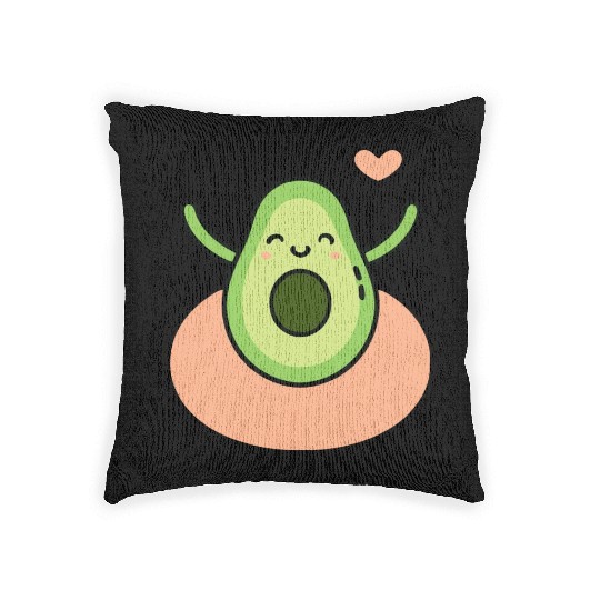 The Joyful Avocado Woven Pillows