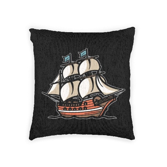 Columbus Day 1492 Woven Pillows