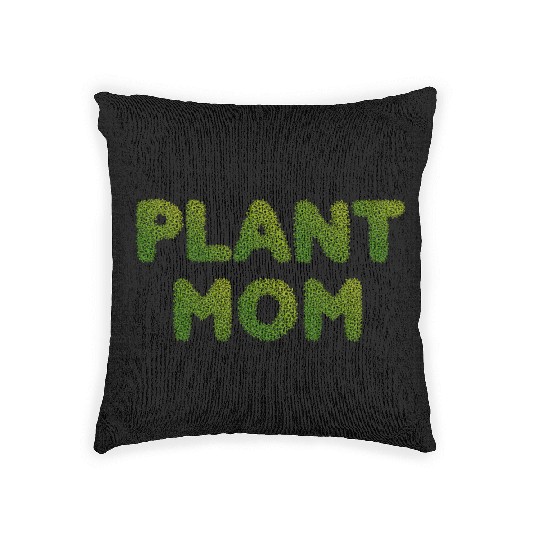 Plant Mom Woven Pillows