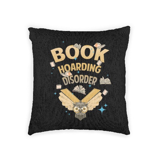 Funny Reading Books Lover Librarian and Bookaholic Woven Pillows
